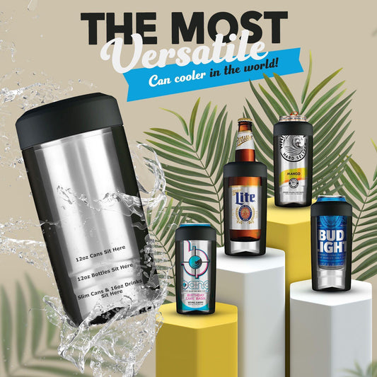 FrostBuddy® Stainless Steel BIG BUDDY | 20OZ BOTTLE COOLER | COCKTAIL SHAKER