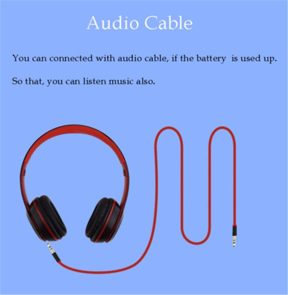9D HIFI Stereo Foldable Wireless Headphones For mobile xiaomi iphone sumsamg tablet Bluetooth Headset with mic support