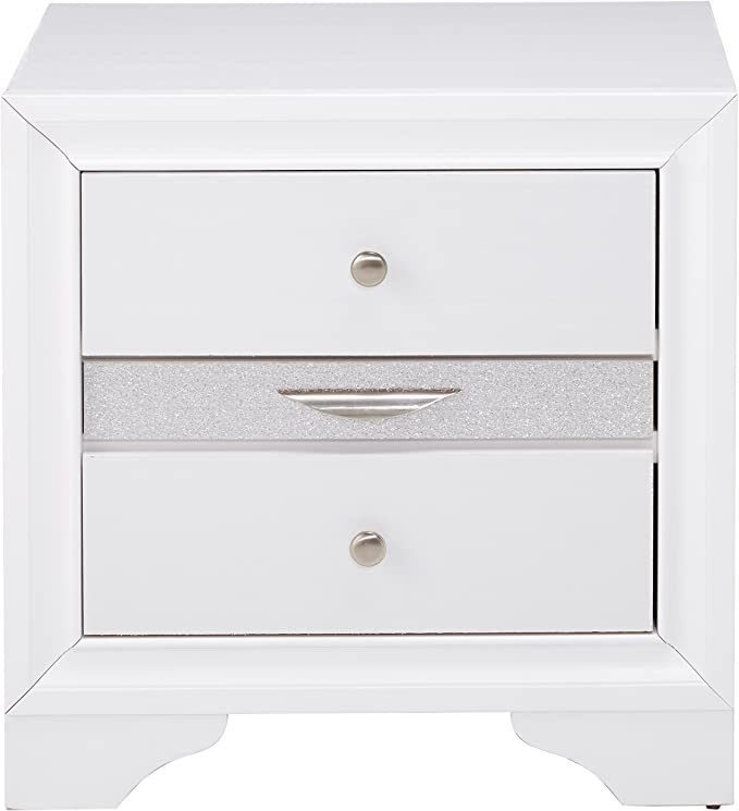 Nightstand in White - Mattress Clearance USA