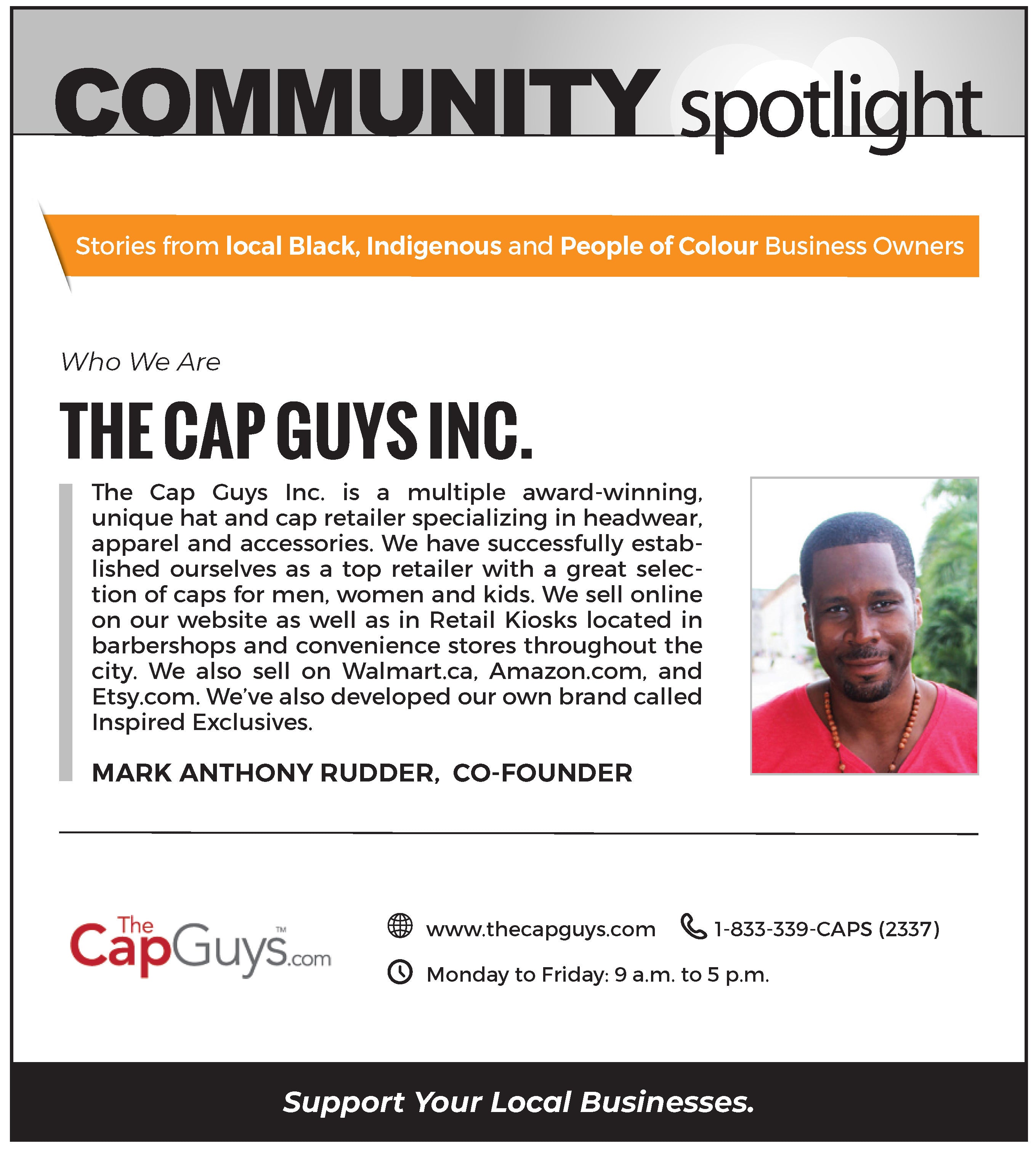 Toronto Star - The Cap Guys - Feature