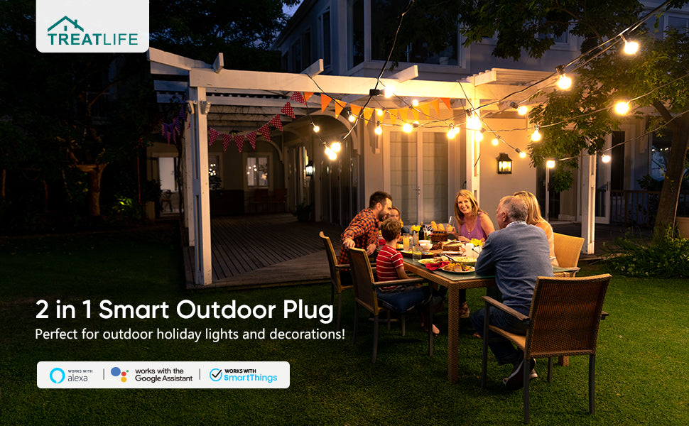 TREATLIFE Smart Dimmer Plug Outdoor Smart Plug Works with Alexa and Go –  Totality Solutions Inc.