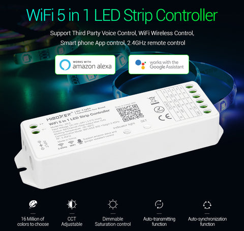 wl5, wifi controller, strip light controller, australia, miboxer