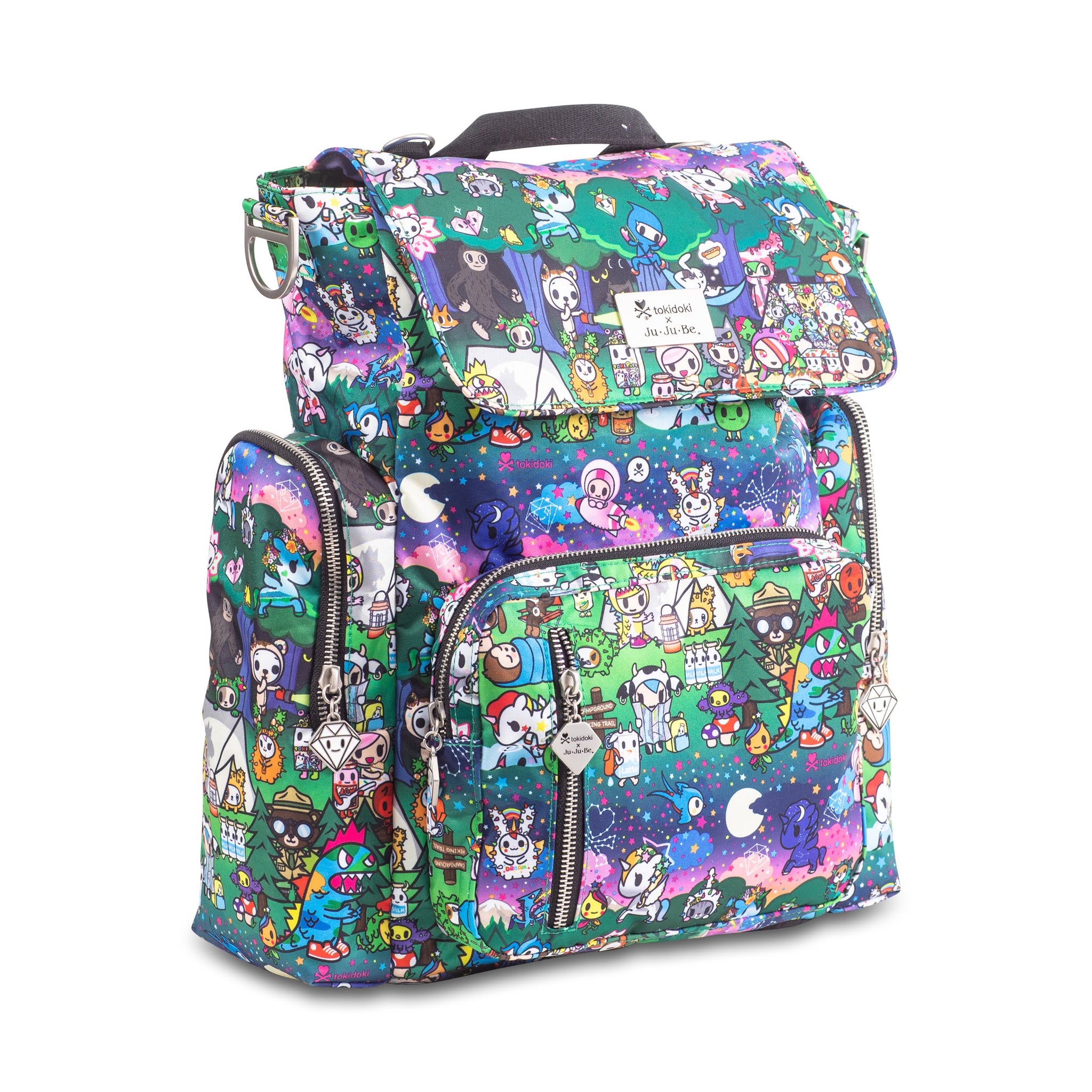 Ju Ju Be Be Sporty Convertible Backpack Tokidoki Camp Toki Globalntl