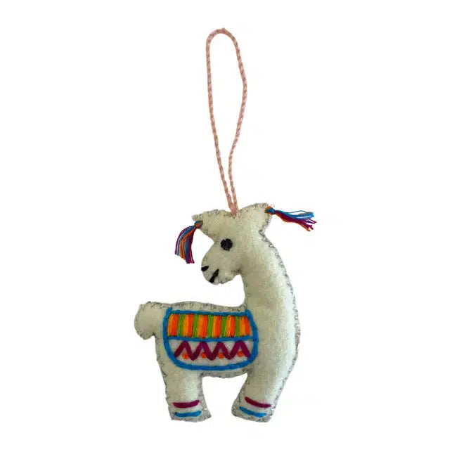 Felt Animals Assortment Mix Mexican Oaxaca Yarn Ornament Pom Pom