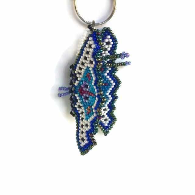 Lucia's Imports Hand-Beaded Fish Key Chain | Shop Fair Trade | Shop Lucia's at Lucia's World Emporium