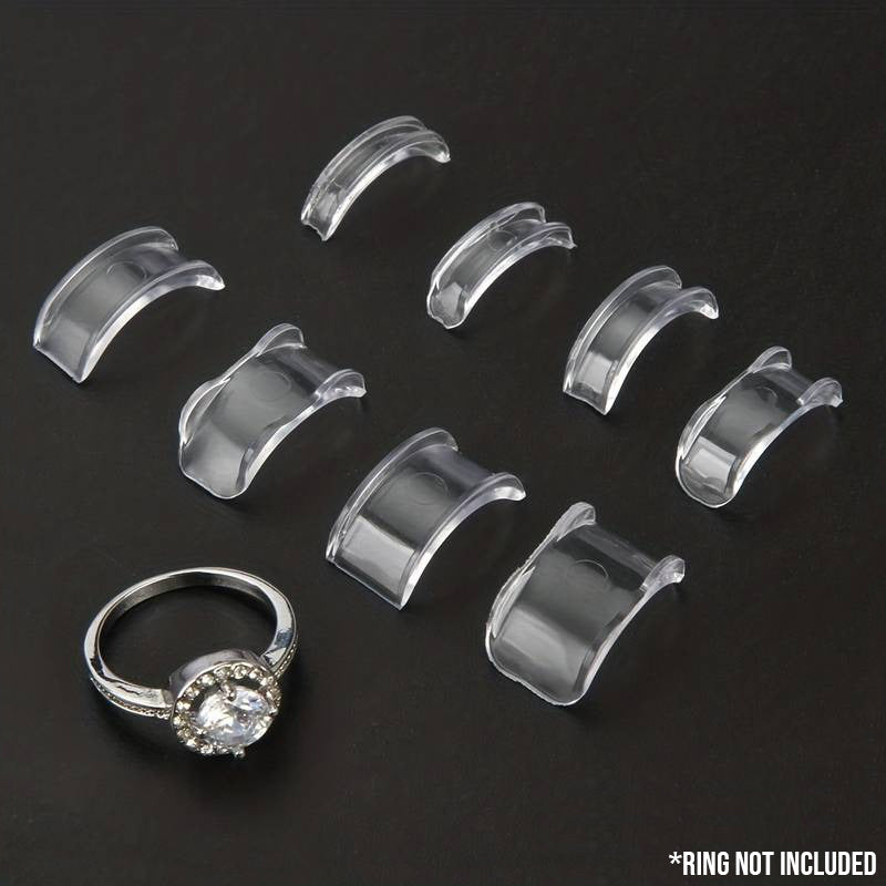 Ring Size Adjuster for Loose,8 PCS Ring Guard Clip Transparent Ring Size  Adjuster To Make Ring Fit Tighter Fit Almost Any Ring for Women and Men:  Buy Online at Best Price in