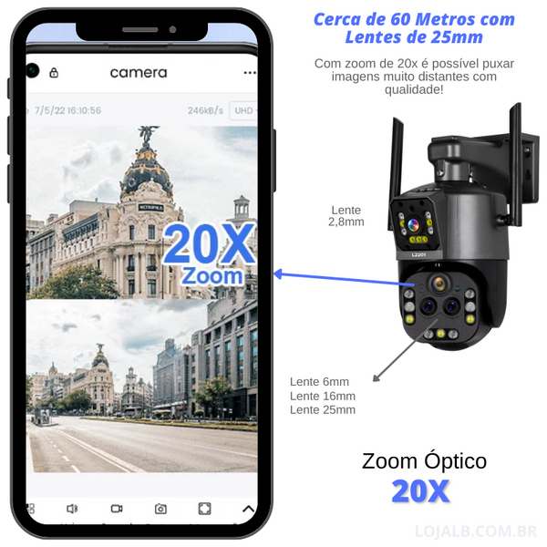 câmera de segurança wi-fi l2201