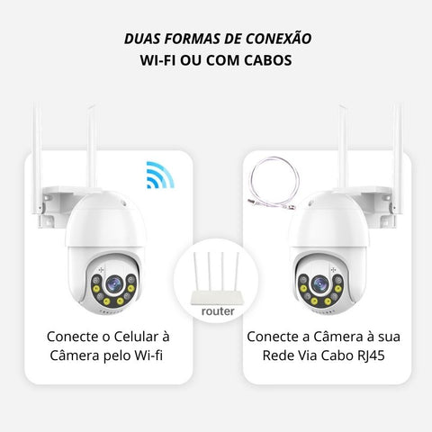 Camera de segurança wifi lenovo ja-f10r-u