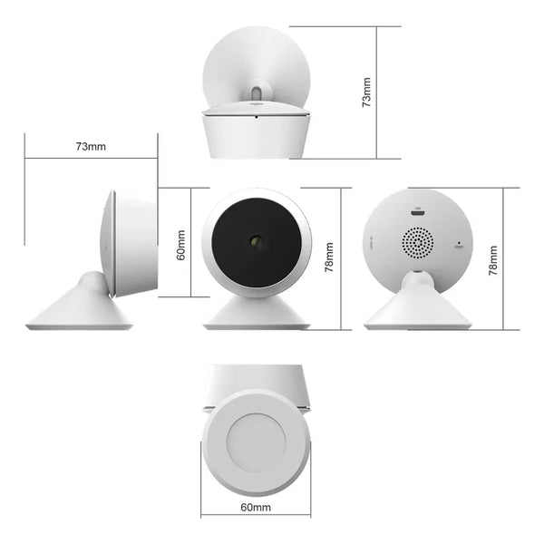 Camera interna baba eletronica wifi com Alexa alto falante e microfone Detecta som e movimento