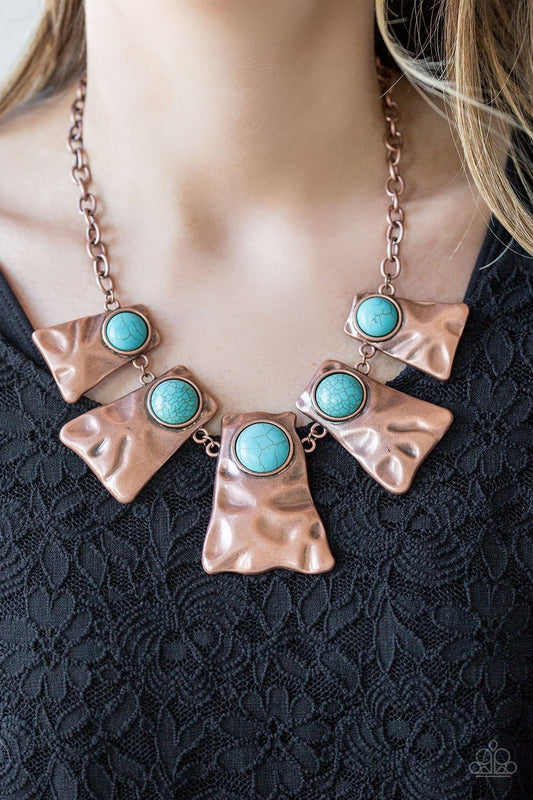 Paparazzi Jewelry Industrial Intensity - Copper Necklace Bling – Bling by  JessieK