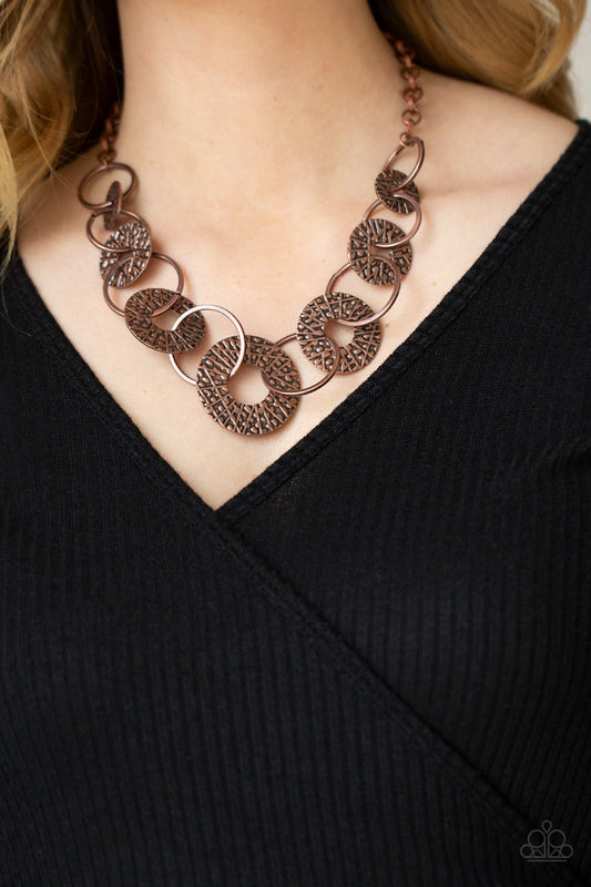 Paparazzi Jewelry Industrial Intensity - Copper Necklace Bling – Bling by  JessieK