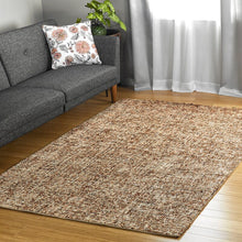 Load image into Gallery viewer, 4&#39; x 6&#39; Kaleen Wool Rust Coloured Area Rug