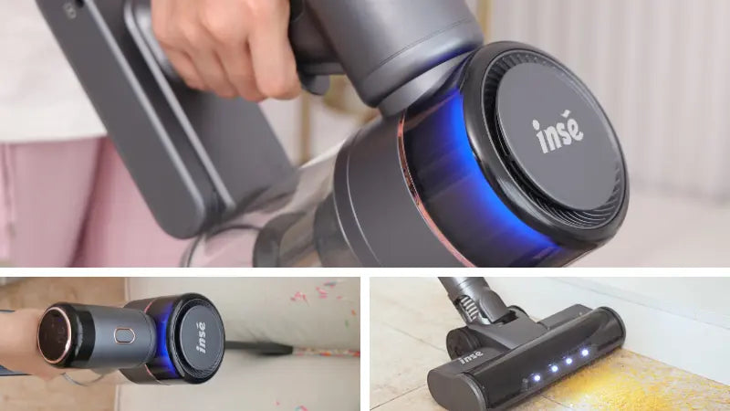 inse s9 cordless stick vacuum cleaner-best vacuum for stairs and pet hair