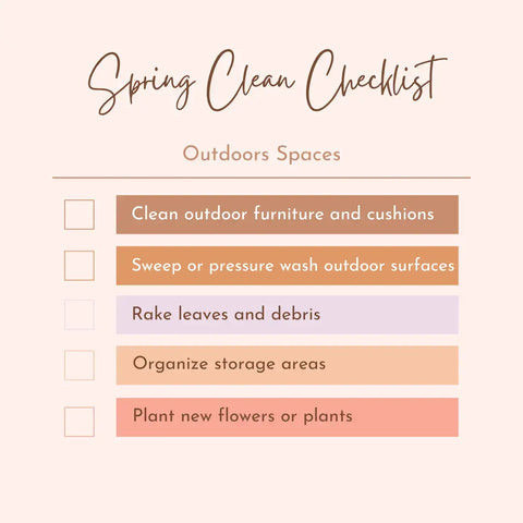 images of spring cleaning outdoor spaces printable checklist-inselife.com