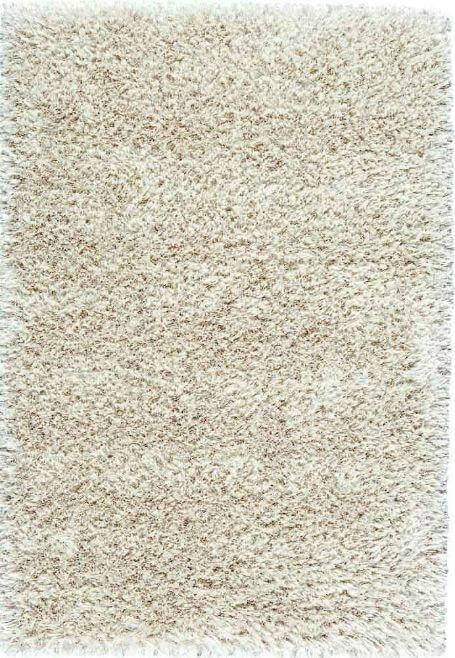 Beige Grijs Wit Hoogpolig Vloerkleed Capia, 200x290 ovaal