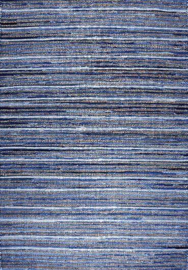 Jute Vloerkleed Blauw Bensonton, 200x290