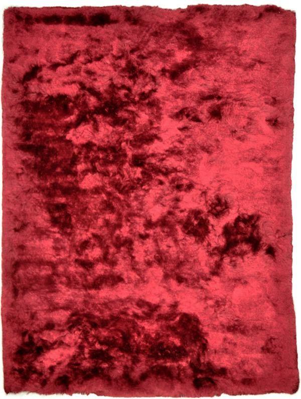 Rood Vloerkleed Hoogpolig Pravara, 160x230