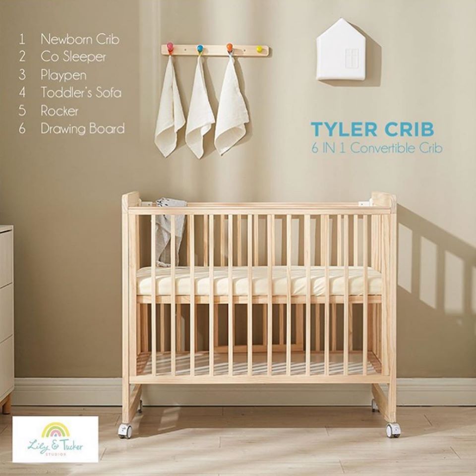 co sleeper convertible crib