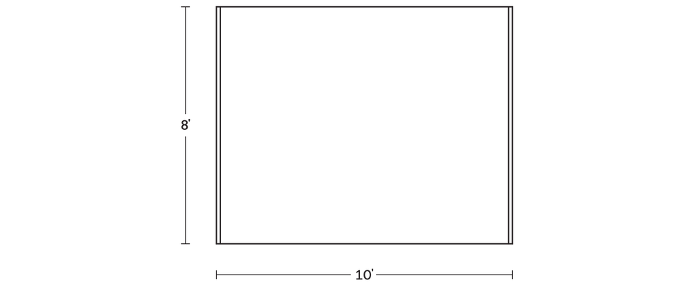 A product dimensions graphic