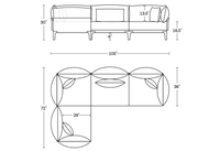 A product dimensions graphic