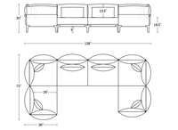 A product dimensions graphic