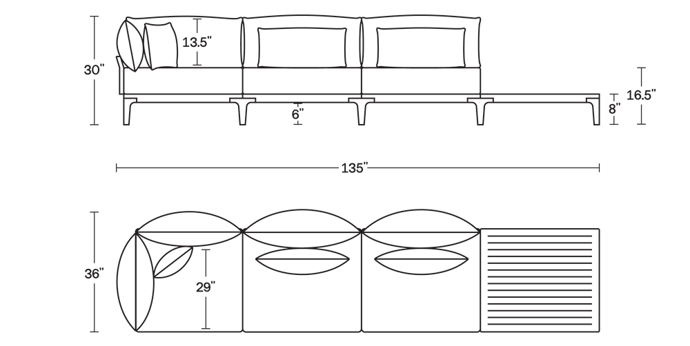 A product dimensions graphic