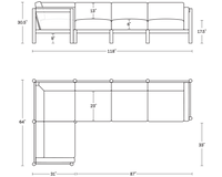 A product dimensions graphic