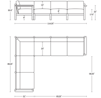 A product dimensions graphic