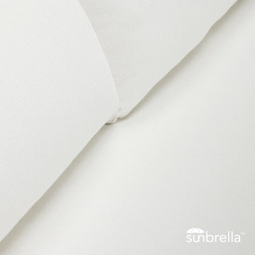 A studio photo of Reel Sofa Sunbrella Nurture White