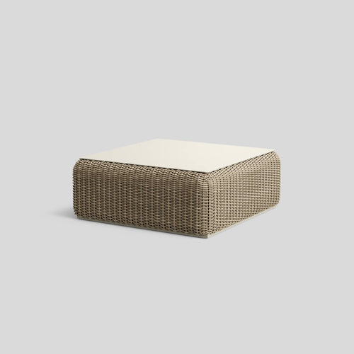 A studio photo of Roundabout Coffee Table Natural Wicker