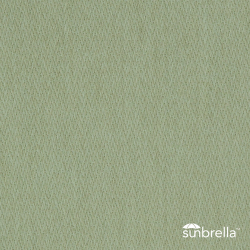 A studio photo of Roundabout Sofa Olive | Sunbrella Jadeite