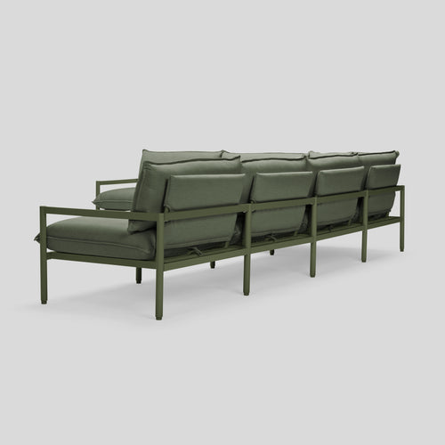 A studio photo of Terra Sectional Olive / Six Piece