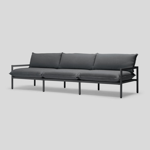 A studio photo of Terra Sofa Charcoal