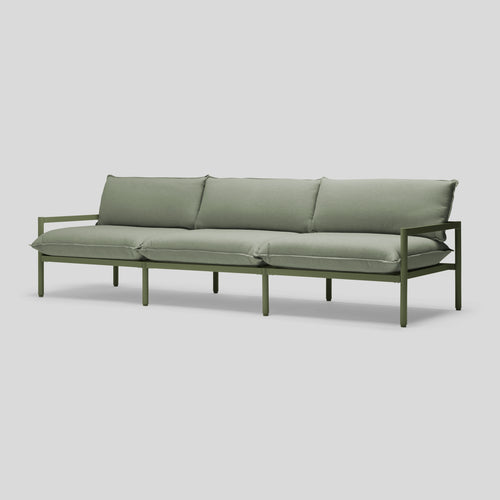 A studio photo of Terra Sofa Olive