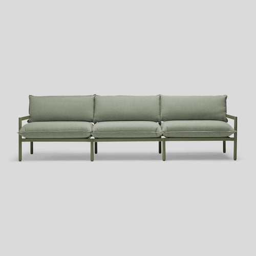 A studio photo of Terra Sofa Olive