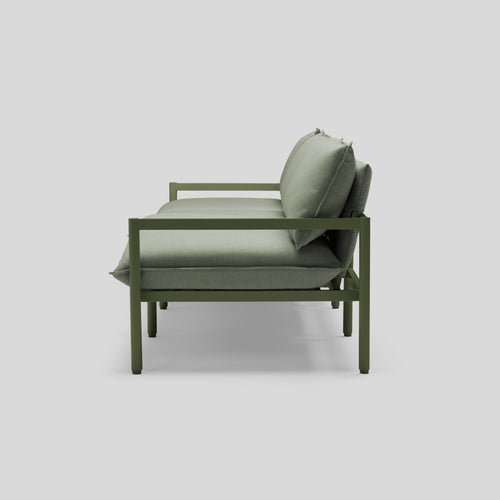 A studio photo of Terra Sofa Olive