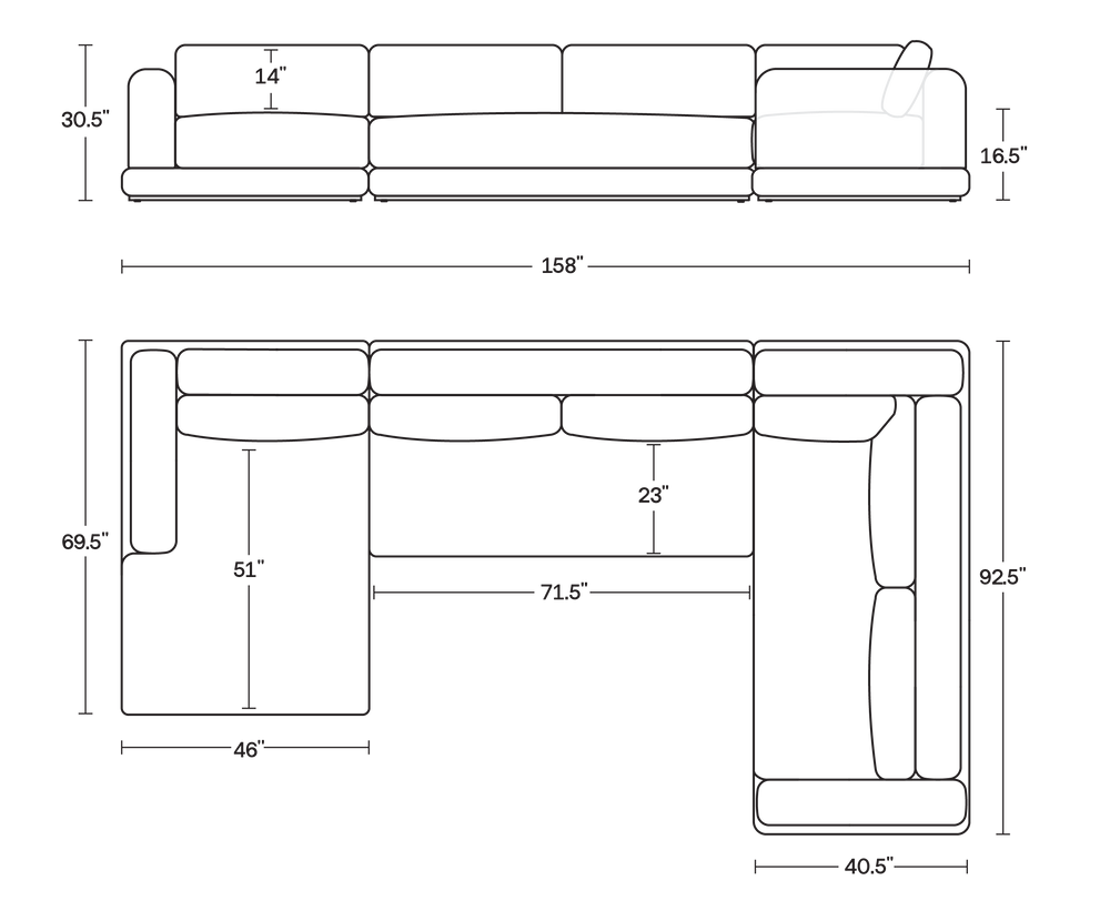 A product dimensions graphic