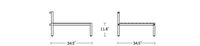 A product dimensions graphic