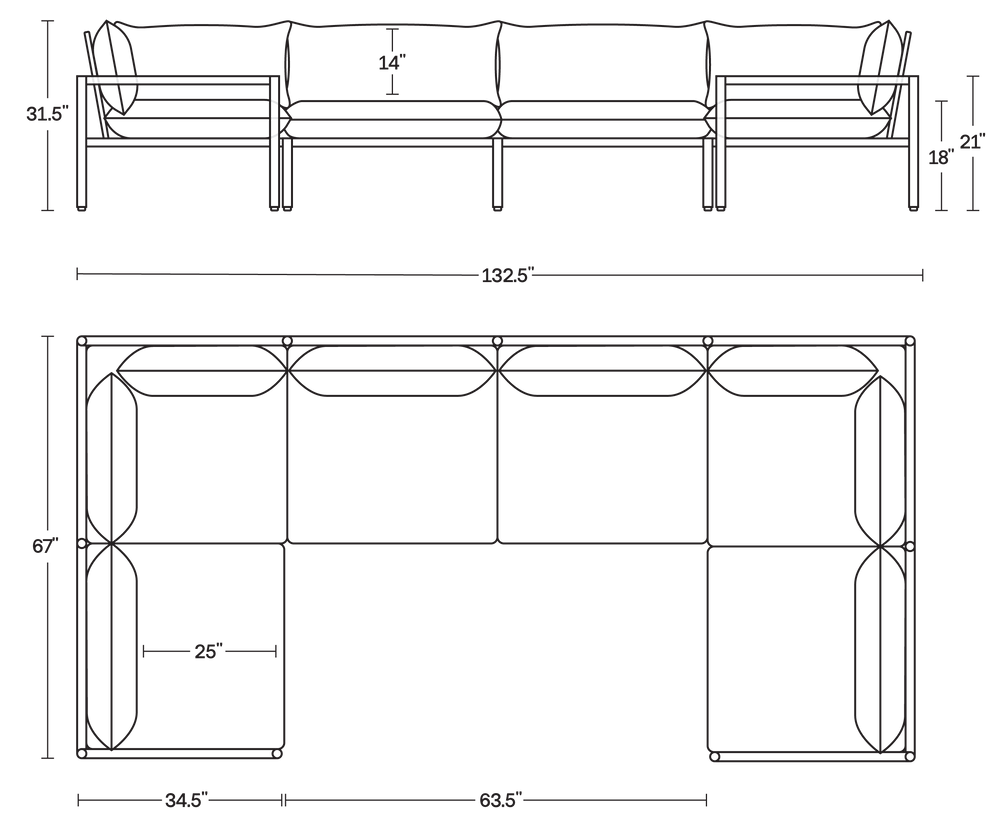 A product dimensions graphic