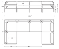 A product dimensions graphic