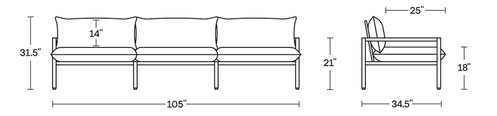 A product dimensions graphic