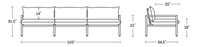 A product dimensions graphic