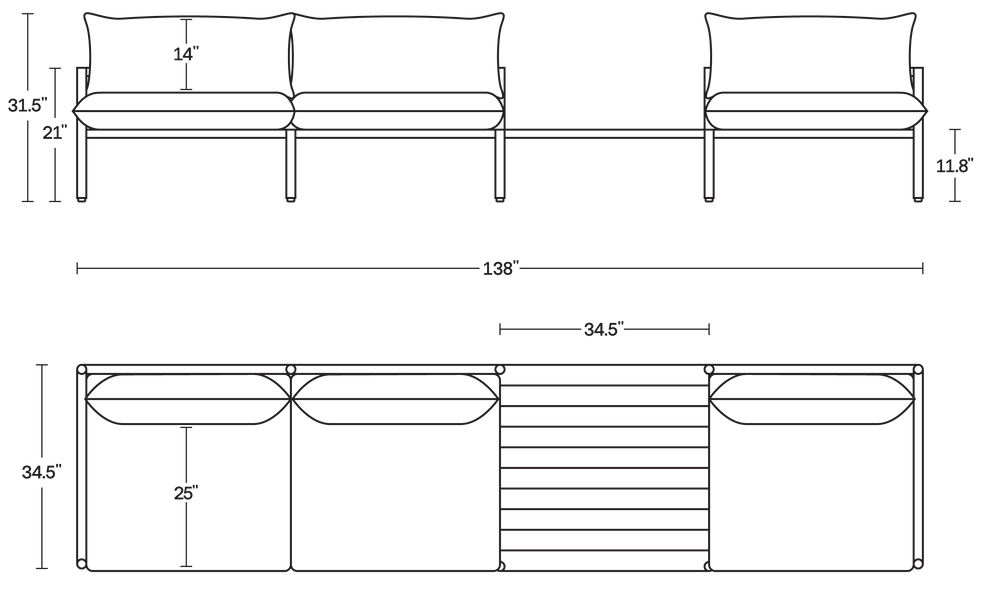 A product dimensions graphic