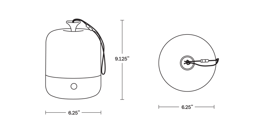 A product dimensions graphic