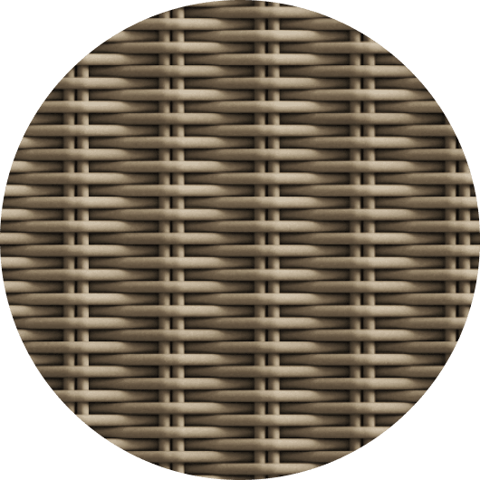 All-weather synthetic rattan
