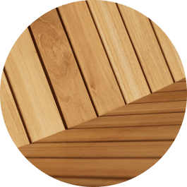 FSC-certified teak