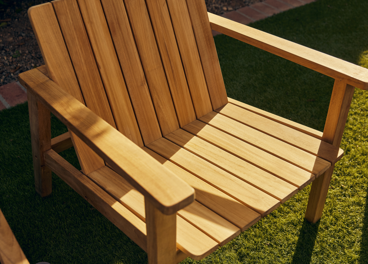 teak adirondack chair