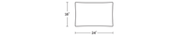 A product dimensions graphic