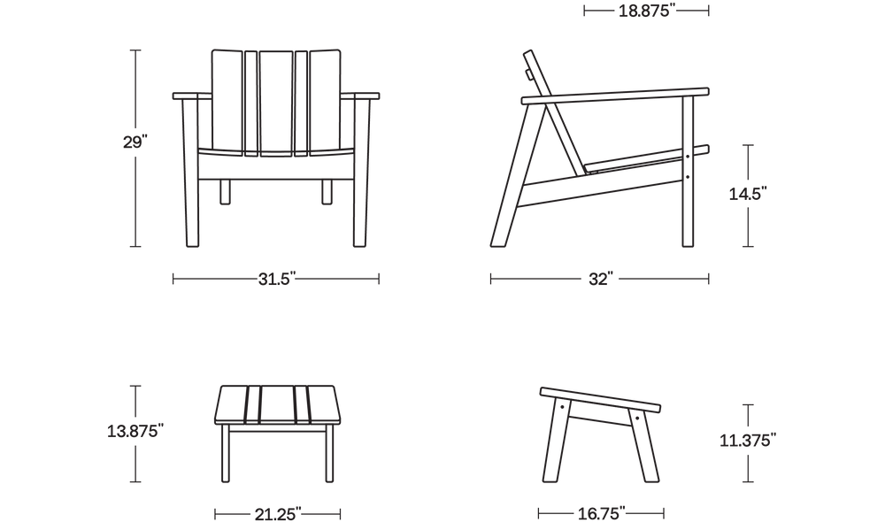 A product dimensions graphic