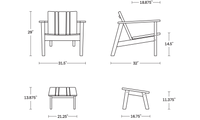 A product dimensions graphic